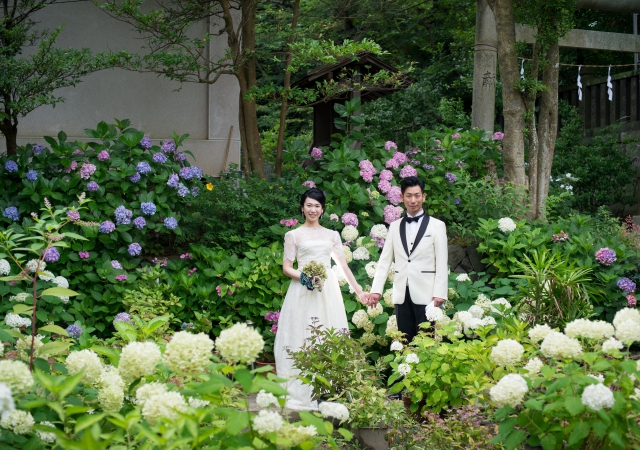 【オススメの6月婚】鎌倉の紫陽花で彩る結婚式